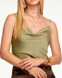 Abigail Cowl Neck Tank Top