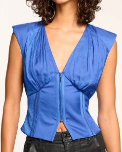 Adeline V-Neck Corset Top