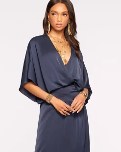 Adiel Wrap Midi Dress