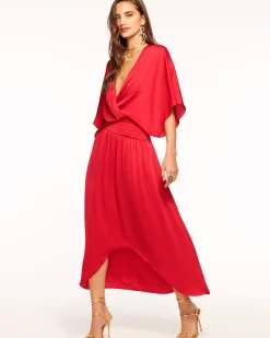 Adiel Wrap Midi Dress