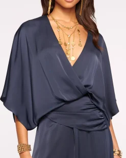 Adiel Wrap Midi Dress