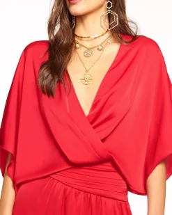 Adiel Wrap Midi Dress