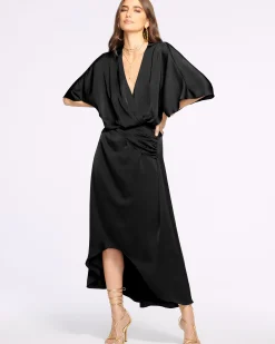 Adiel Wrap Midi Dress