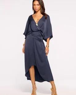 Adiel Wrap Midi Dress