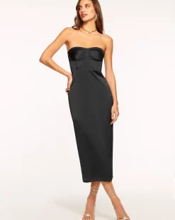 Alianna Strapless Midi Dress