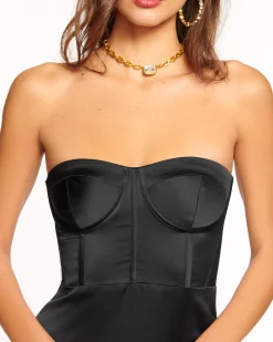 Alianna Strapless Midi Dress