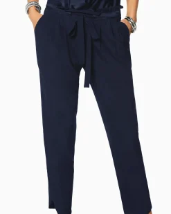Allyn Silk Paperbag Waist Pant