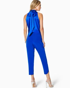 Allyn Silk Paperbag Waist Pant