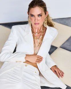 Andrenetta Cotton Blazer