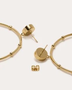 Angely Drop Hoop Earrings