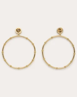 Angely Drop Hoop Earrings