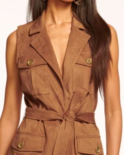 Austin Faux Suede Vest