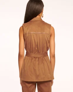 Austin Faux Suede Vest