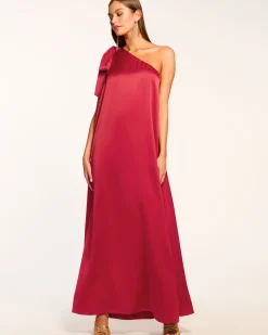 Benita One-Shoulder Gown
