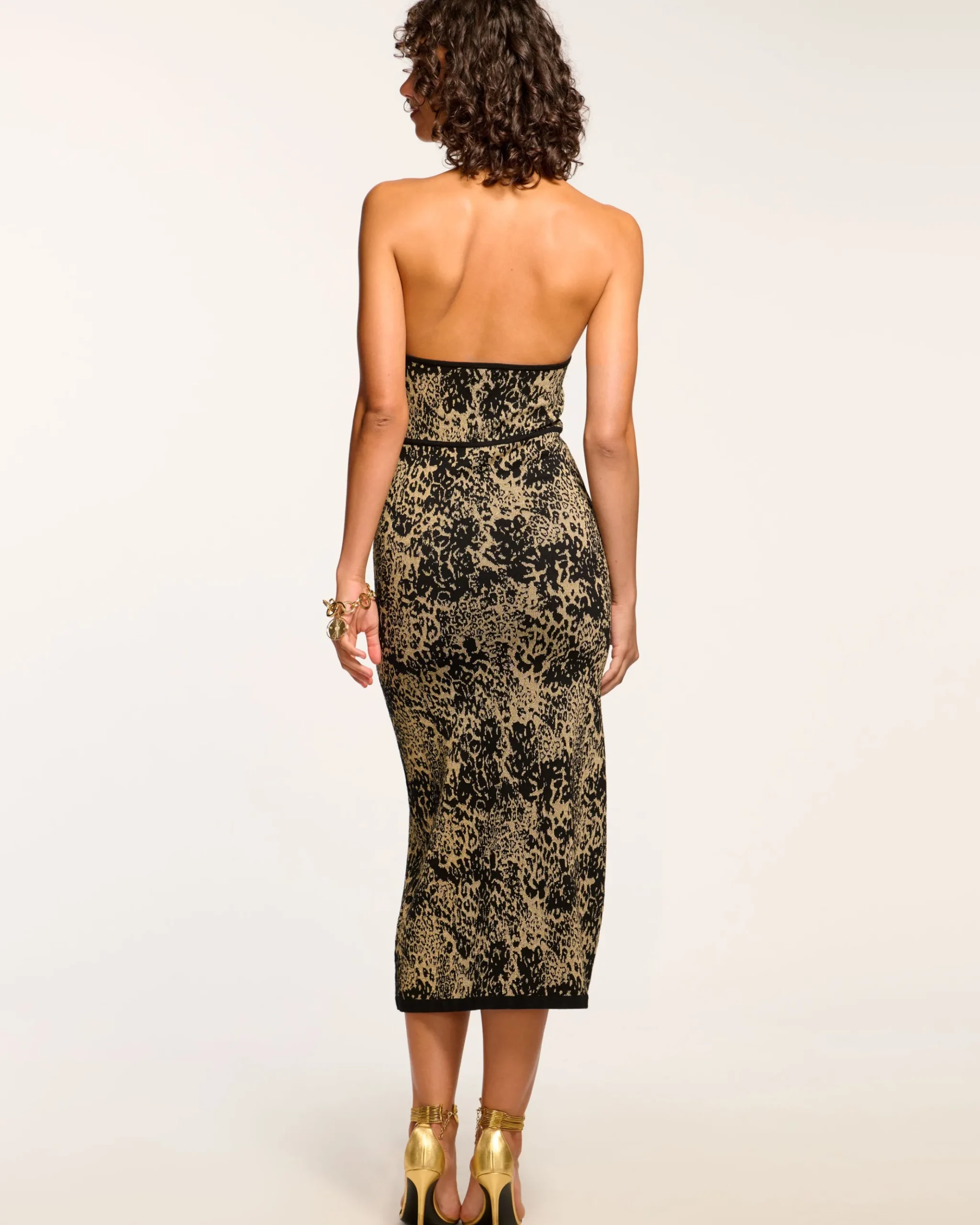 Candace Knit Halter Midi Dress