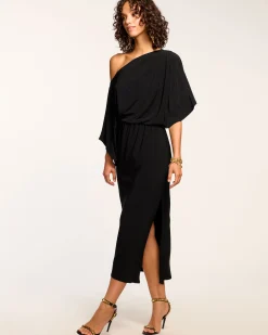 Carlina Off-The-Shoulder Jersey Midi Dress