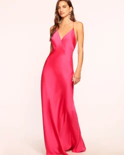 Caspe V-Neck Gown