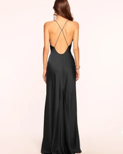 Caspe V-Neck Gown