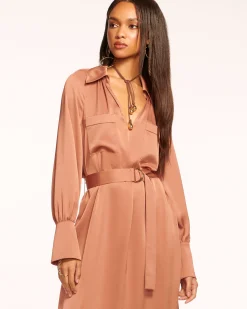 Cecilia Belted Midi Dress