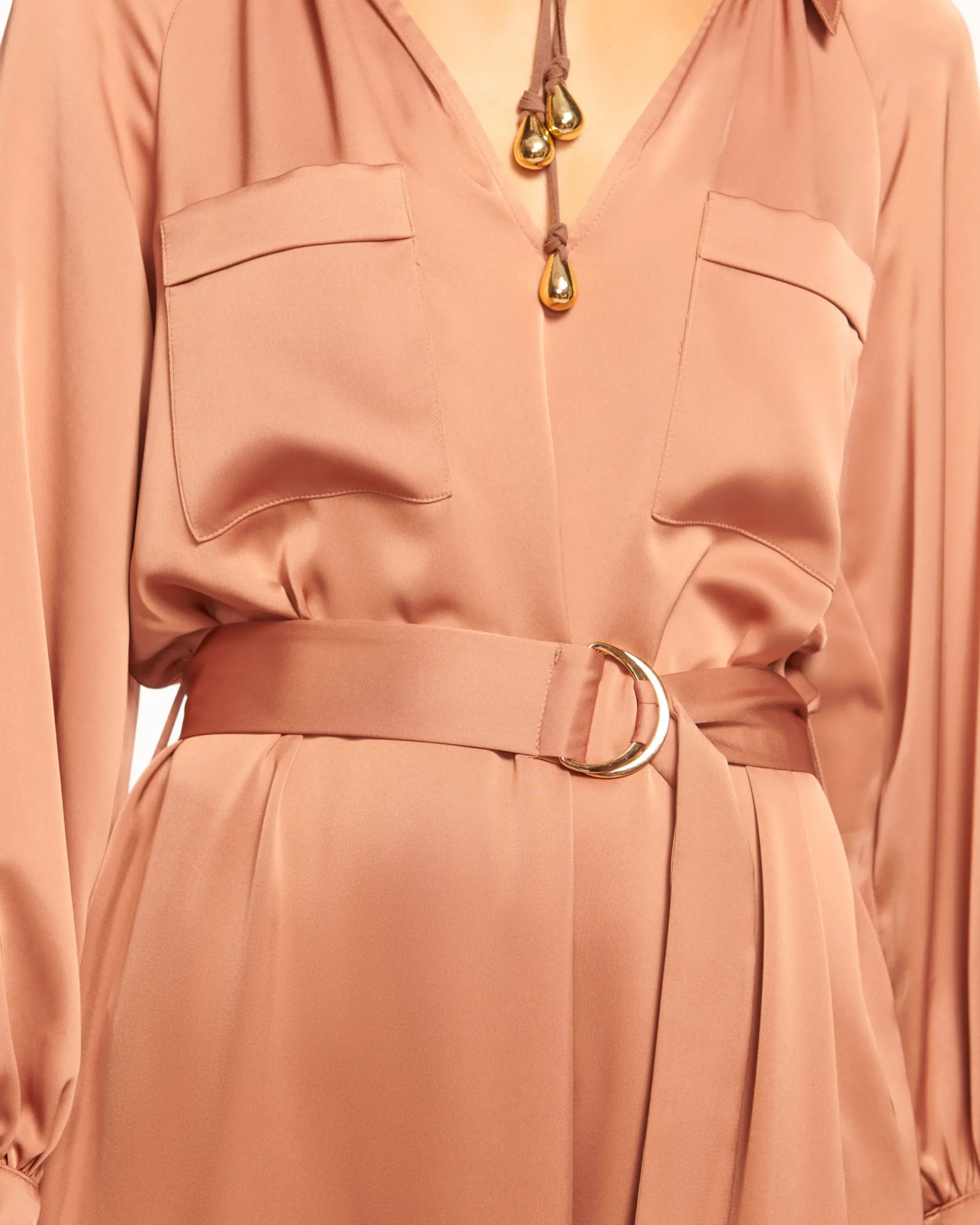 Cecilia Belted Midi Dress