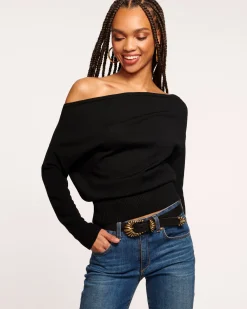 Chance Wool Off-The-Shoulder Sweater