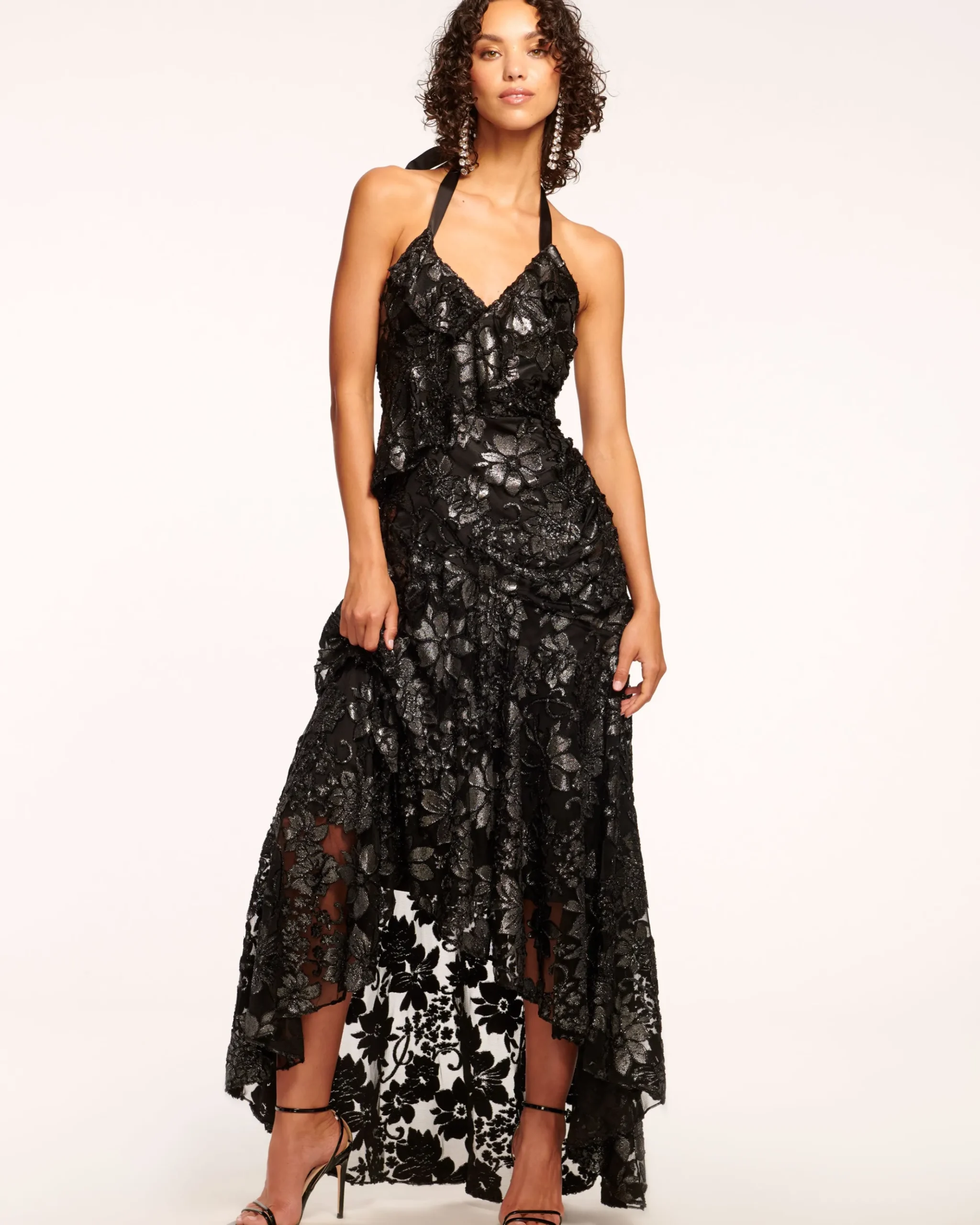 Chaplin Lace Halter Gown