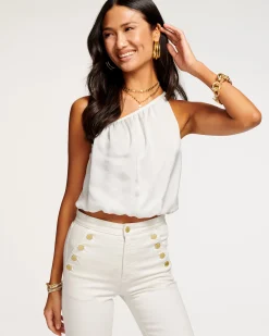 Cheryl One-Shoulder Crop Top