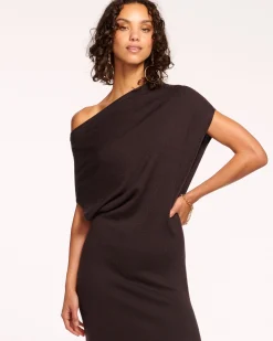 Chet Wool Off-The-Shoulder Sweater Dress