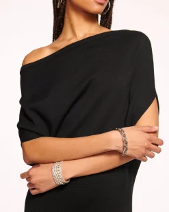 Chet Wool Off-The-Shoulder Sweater Dress