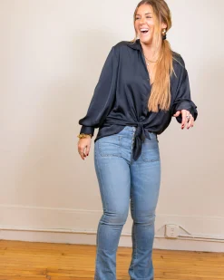 Cindy High-Rise Flare Jean