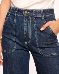 Cropped Theodora Wide Leg Jean