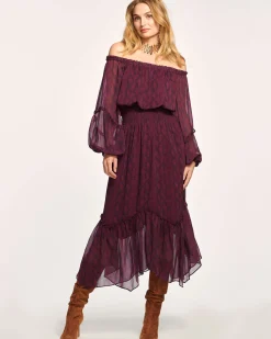 Danna Off-The-Shoulder Midi Dress