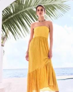 Devyani Strapless Maxi Dress