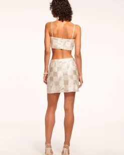 Edson Beaded Mini Skirt