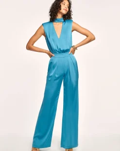 Fate Sleeveless V-Neck Jumpsuit