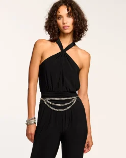 Femi Jersey Halter Neck Jumpsuit