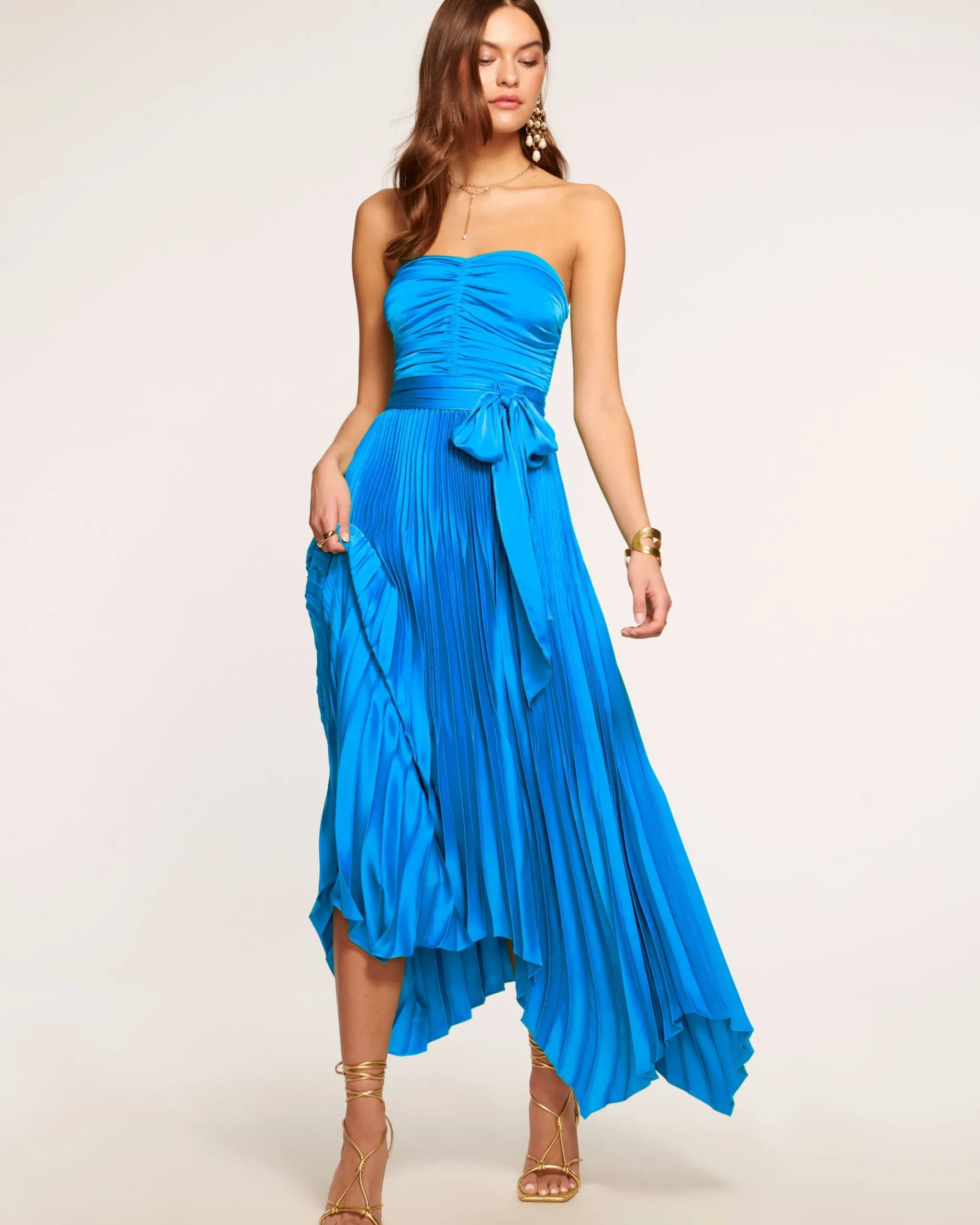 Fernanda Strapless Midi Dress