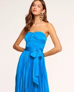 Fernanda Strapless Midi Dress