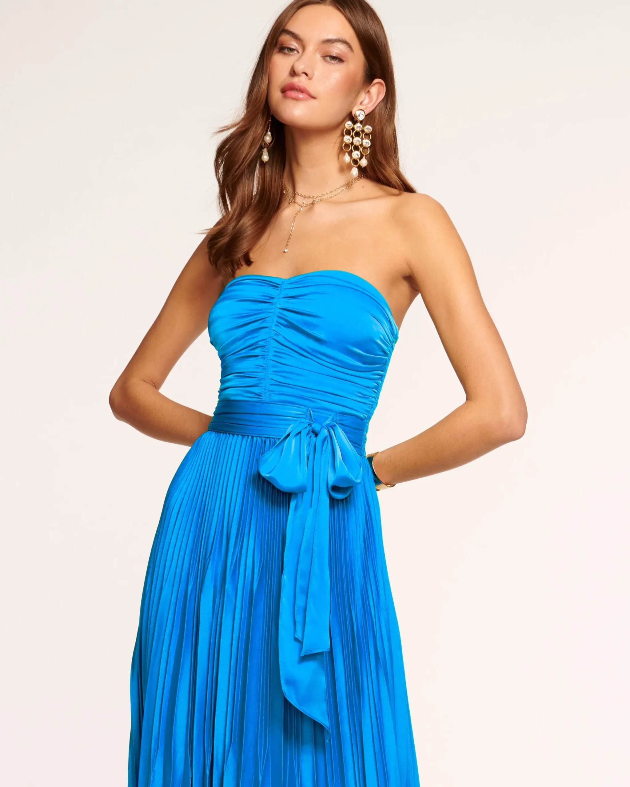 Fernanda Strapless Midi Dress