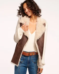 Finney Reversible Faux Shearling Vest