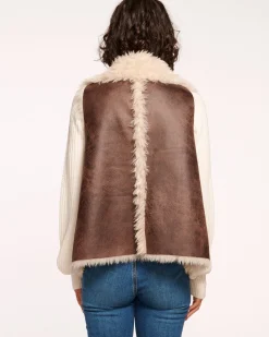Finney Reversible Faux Shearling Vest