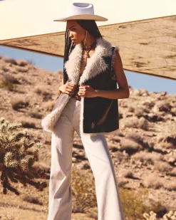 Finney Reversible Faux Shearling Vest