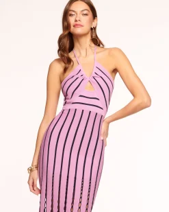 Frida Fringe Knit Midi Dress