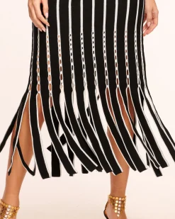 Frida Fringe Knit Midi Dress