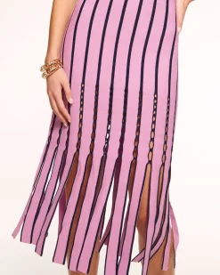 Frida Fringe Knit Midi Dress