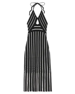 Frida Fringe Knit Midi Dress