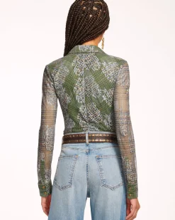 Hamilton Mesh Long Sleeve Top