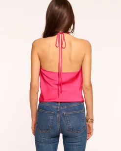 Hettie Cowl Neck Halter Top