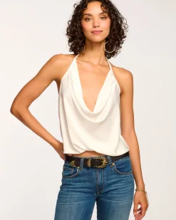 Hettie Cowl Neck Halter Top