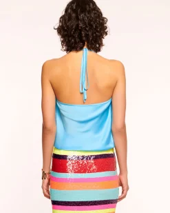 Hettie Cowl Neck Halter Top